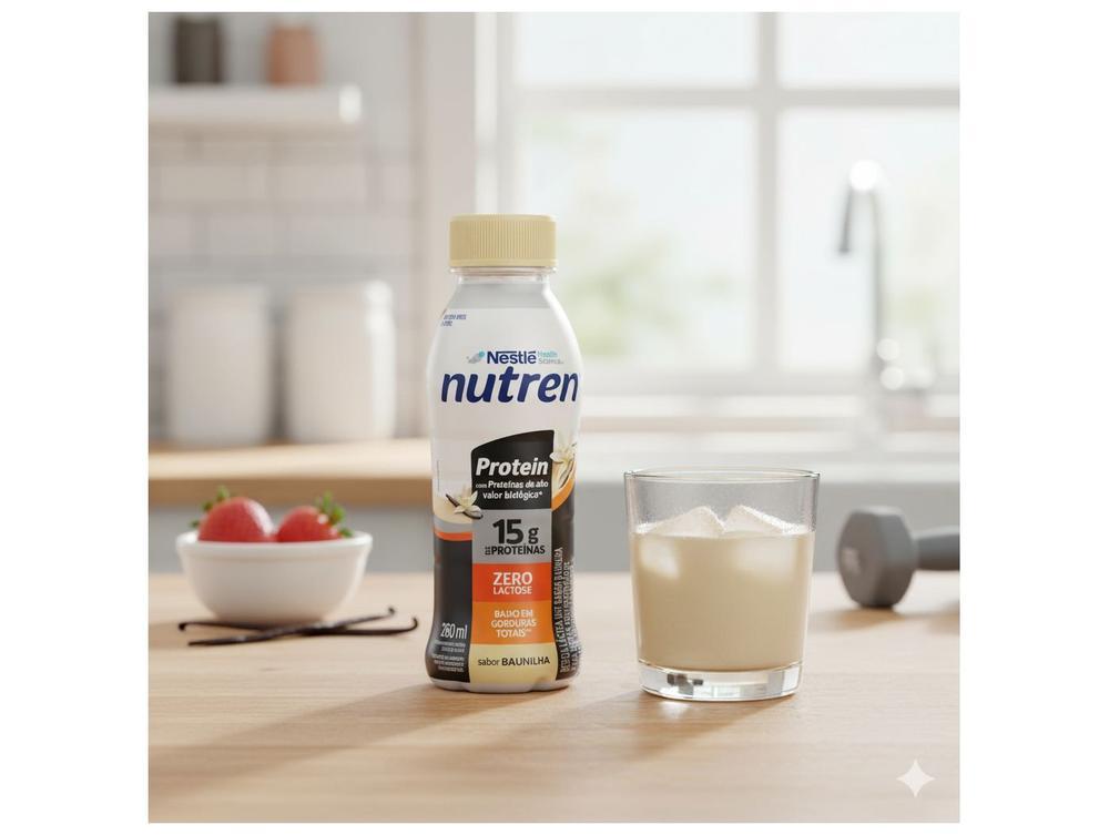 Suplemento Alimentar Nestlé Nutren Protein Zero Lactose Baunilha 260ml 6 Unidades - 4