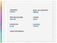 Colchão Casal Zissou de Mola Ensacadas 25x138x188cm Spark by Zissou Equilibrado Z159LP - 3