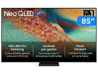 Smart TV 85" Samsung 4K Neo QLED QN85F QN85QN85FAGXZD 120Hz Tizen NQ4 AI Gen2 Bixby Alexa 4 HDMI - 1