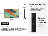 Smart TV 85" Samsung 4K Neo QLED QN85F QN85QN85FAGXZD 120Hz Tizen NQ4 AI Gen2 Bixby Alexa 4 HDMI - 7