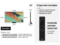 Smart TV 55" Samsung Ultra 4K Neo QLED Ultra QN85F QN55QN85FAGXZD 120Hz Tizen NQ4 AI Gen2 Bixby Alexa 4 HDMI - 7