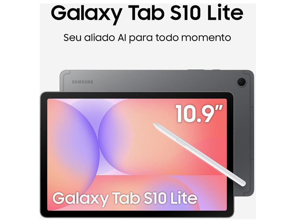 Tablet Samsung Galaxy Tab S10 Lite com Caneta e Capa 6GB RAM 128GB 10.9" Android Exynos 1380 Wi-Fi - 2