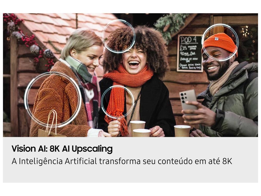 Smart TV 75" Samsung Ultra 8K Neo QLED Ultra QN900F QN75QN900FGXZD 120Hz Tizen NQ8 AI Gen2 Bixby Alexa 4 HDMI - 3