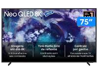 Smart TV 75" Samsung Ultra 8K Neo QLED Ultra QN900F QN75QN900FGXZD 120Hz Tizen NQ8 AI Gen2 Bixby Alexa 4 HDMI - 1