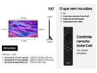 Smart TV 100" Samsung Ultra 4K Neo QLED Ultra QN80F QN100QN80FGXZD 120Hz Tizen NQ4 AI Gen2 Bixby Alexa 4 HDMI - 7