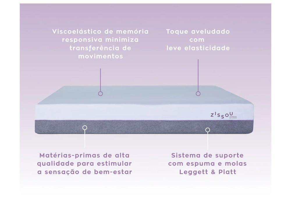 Colchão King Zissou de Mola Ensacadas 25x193x203cm Spark by Zissou Equilibrado Z161LP - 4