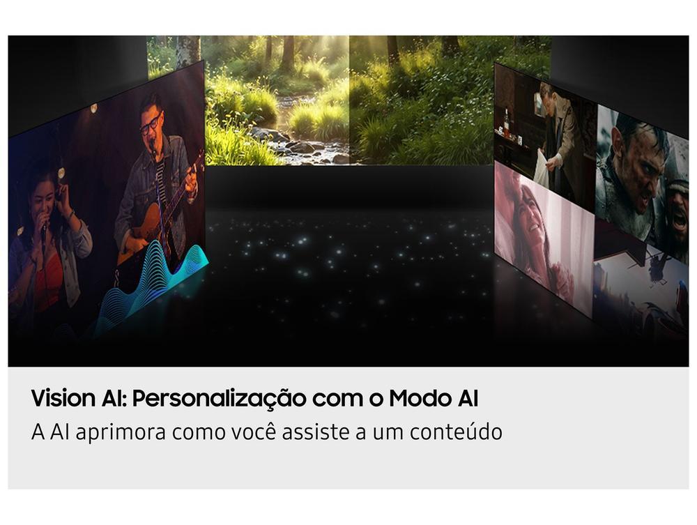 Smart TV 55" Samsung 4K OLED S85F QN55S85FAGXZD 120Hz Tizen NQ4 AI Gen2 Bixby Alexa 4 HDMI - 5