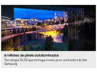 Smart TV 55" Samsung 4K OLED S85F QN55S85FAGXZD 120Hz Tizen NQ4 AI Gen2 Bixby Alexa 4 HDMI - 3