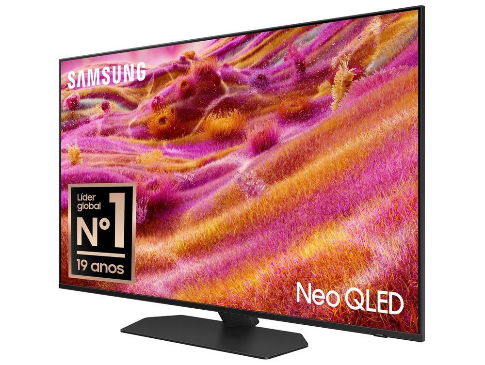 Smart TV 43" Samsung Ultra 4K Neo QLED Ultra QN90F QN43QN90FAGXZD 165Hz Tizen NQ4 AI Gen3 Bixby Alexa 4 HDMI - 9