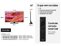 Smart TV 43" Samsung Ultra 4K Neo QLED Ultra QN90F QN43QN90FAGXZD 165Hz Tizen NQ4 AI Gen3 Bixby Alexa 4 HDMI - 7