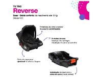 Carrinho de Bebê com Bebê Conforto Cosco Kids Reverse Trio até 15kg - 5