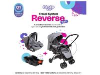 Carrinho de Bebê com Bebê Conforto Cosco Kids Reverse Trio até 15kg - 2