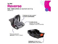 Carrinho de Bebê com Bebê Conforto Cosco Kids Reverse Trio até 15kg - 5