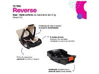 Carrinho de Bebê com Bebê Conforto Cosco Kids Reverse Trio até 15kg - 5