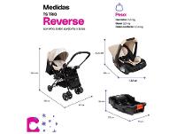 Carrinho de Bebê com Bebê Conforto Cosco Kids Reverse Trio até 15kg - 6