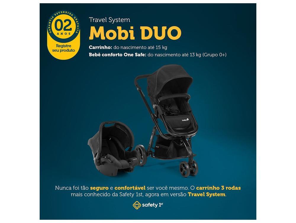 Carrinho de Bebê com Bebê Conforto Safety 1st TS Mobi Duo 3 Rodas até 15kg - 2