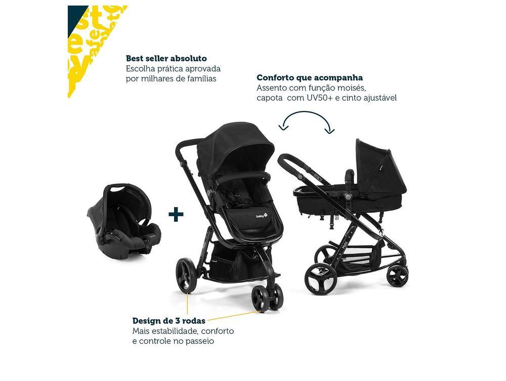 Carrinho de Bebê com Bebê Conforto Safety 1st TS Mobi Duo 3 Rodas até 15kg - 3