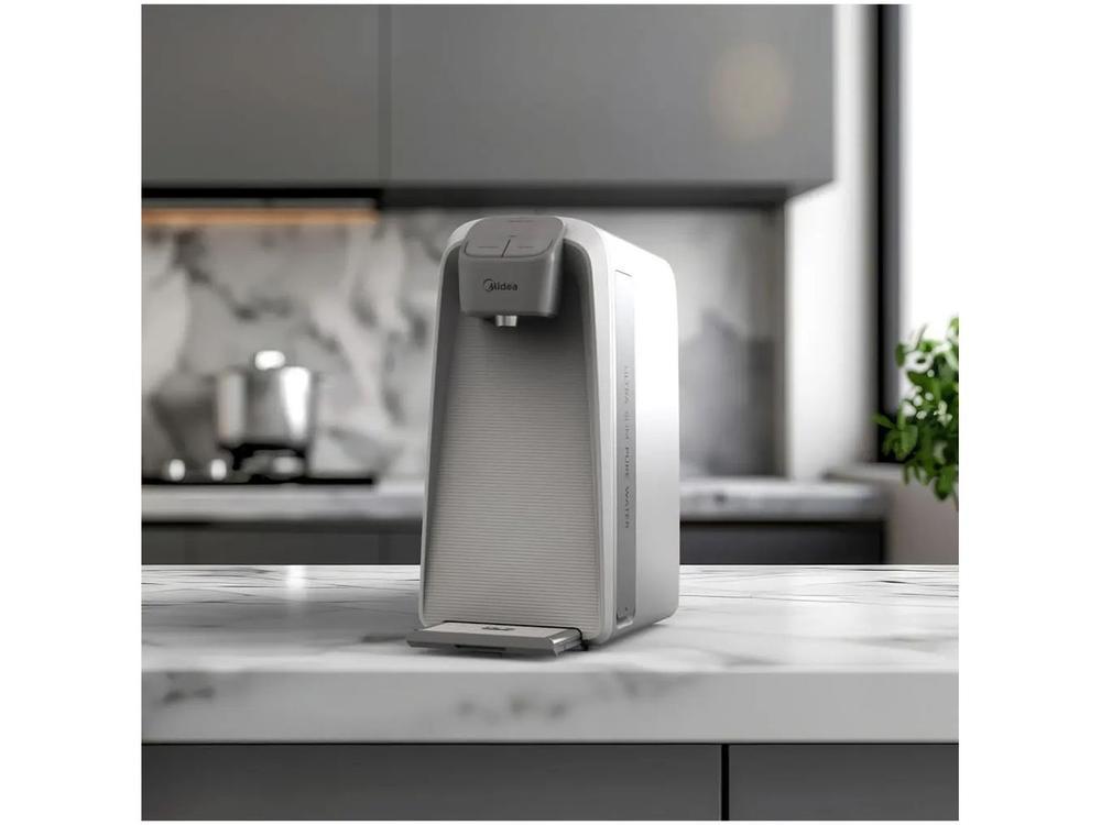Purificador de Água Midea de Mesa e Parede Elétrico Branco Slim Pure JDD2580TW Água Gelada e Natural - 2