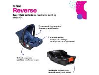 Carrinho de Bebê com Bebê Conforto Cosco Kids Reverse Trio até 15kg - 5