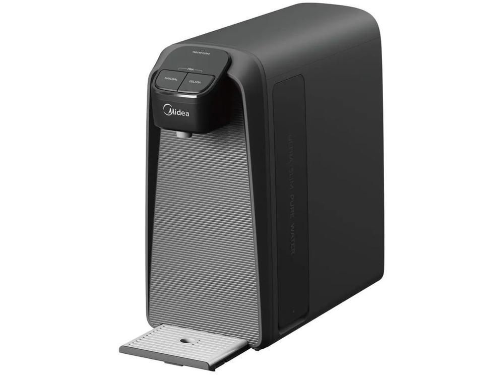 Purificador de Água Midea de Mesa e Parede Elétrico Cinza Slim Pure JDD2580TG Água Gelada e Natural - 5