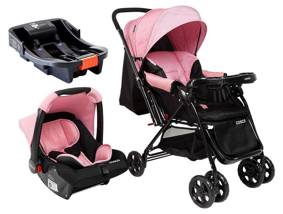 Carrinho de Bebê com Bebê Conforto Cosco Kids Reverse Trio até 15kg - 1