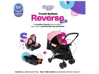 Carrinho de Bebê com Bebê Conforto Cosco Kids Reverse Trio até 15kg - 2