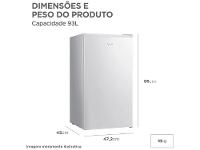 Frigobar Midea 93L Branco Inverter MDRD142FGD013 - 7