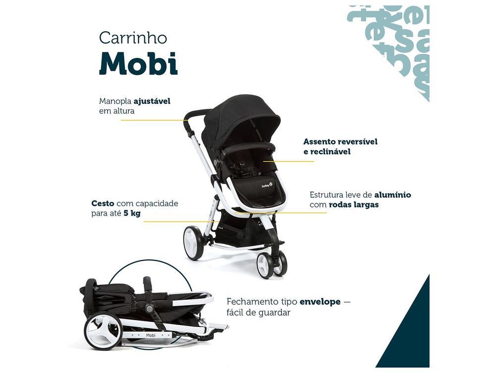 Carrinho de Bebê com Bebê Conforto Safety 1st TS Mobi Duo 3 Rodas até 15kg - 4