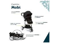 Carrinho de Bebê com Bebê Conforto Safety 1st TS Mobi Duo 3 Rodas até 15kg