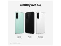 Smartphone Samsung Galaxy A26 256GB 5G 8GB RAM Branco 6.7" Câm. 50MP + 8MP + 2MP + Selfie 13MP - 7