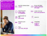 Notebook Gamer Acer Nitro V15 Intel Core i5 512GB SSD 16GB RAM 15.6” Full HD 165Hz IPS NVIDIA RTX 4050 6GB Linux ANV15-52-52XM - 2