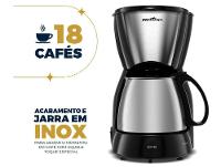 Cafeteira Elétrica Britânia BCF19B Inox 18 Xícaras Preto - 2