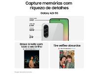 Smartphone Samsung Galaxy A26 256GB 5G 8GB RAM Preto 6.7" Câm. 50MP + 8MP + 2MP + Selfie 13MP - 3