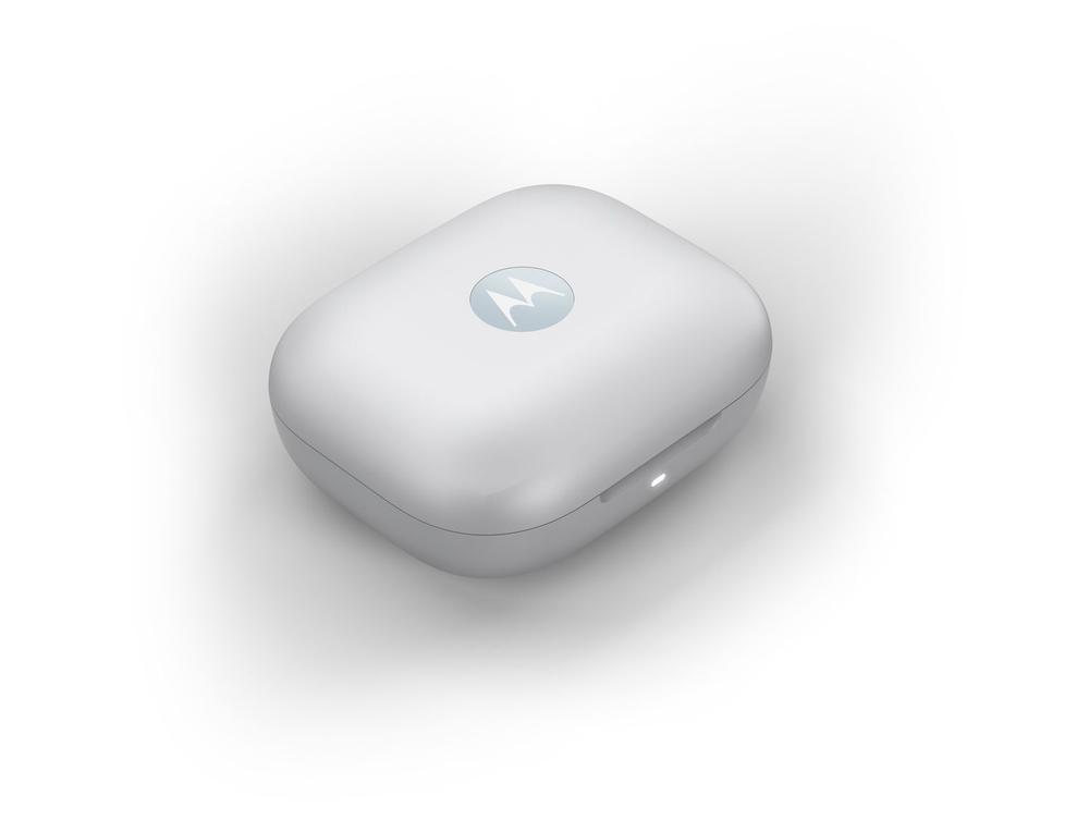 Fone de Ouvido Bluetooth Motorola Moto Buds com Microfone com Cancelamento de Ruído Intra-auricular True Wireless Light Blue - 9