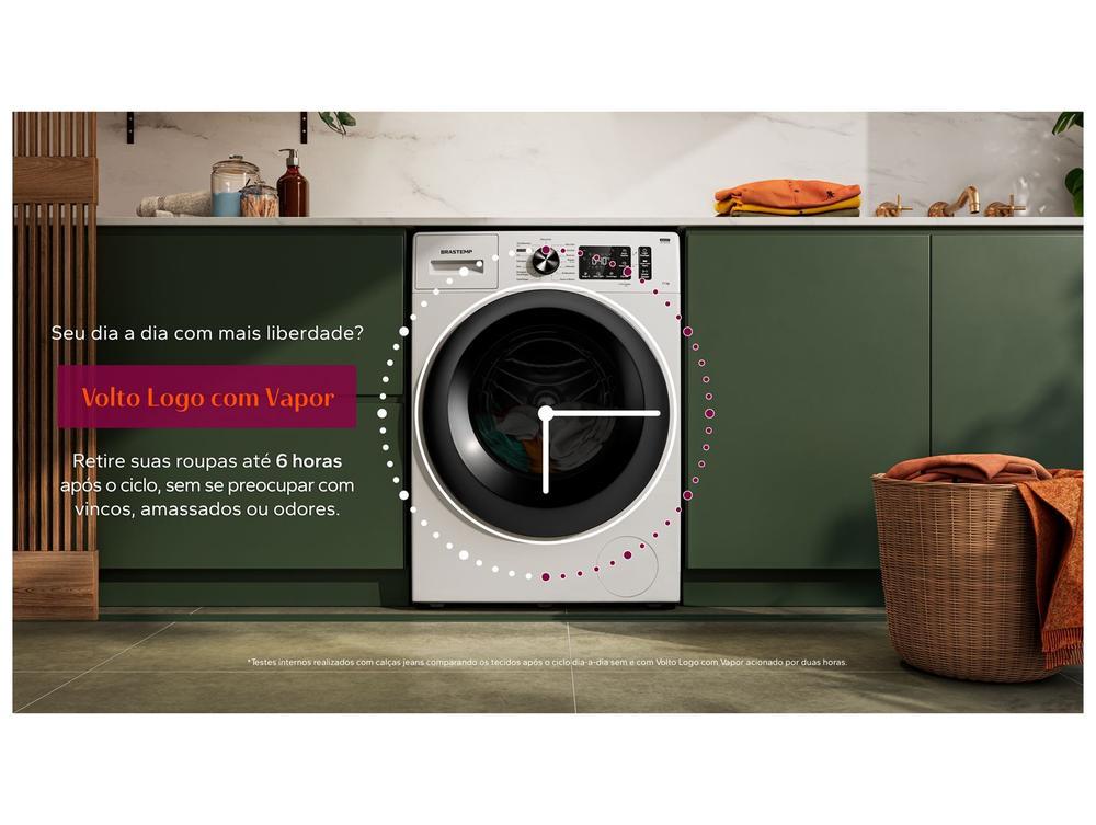 Lavadora de Roupas Brastemp 11kg Cesto Inox  15 Programas de Lavagem Branco BNF11ABANA - 3
