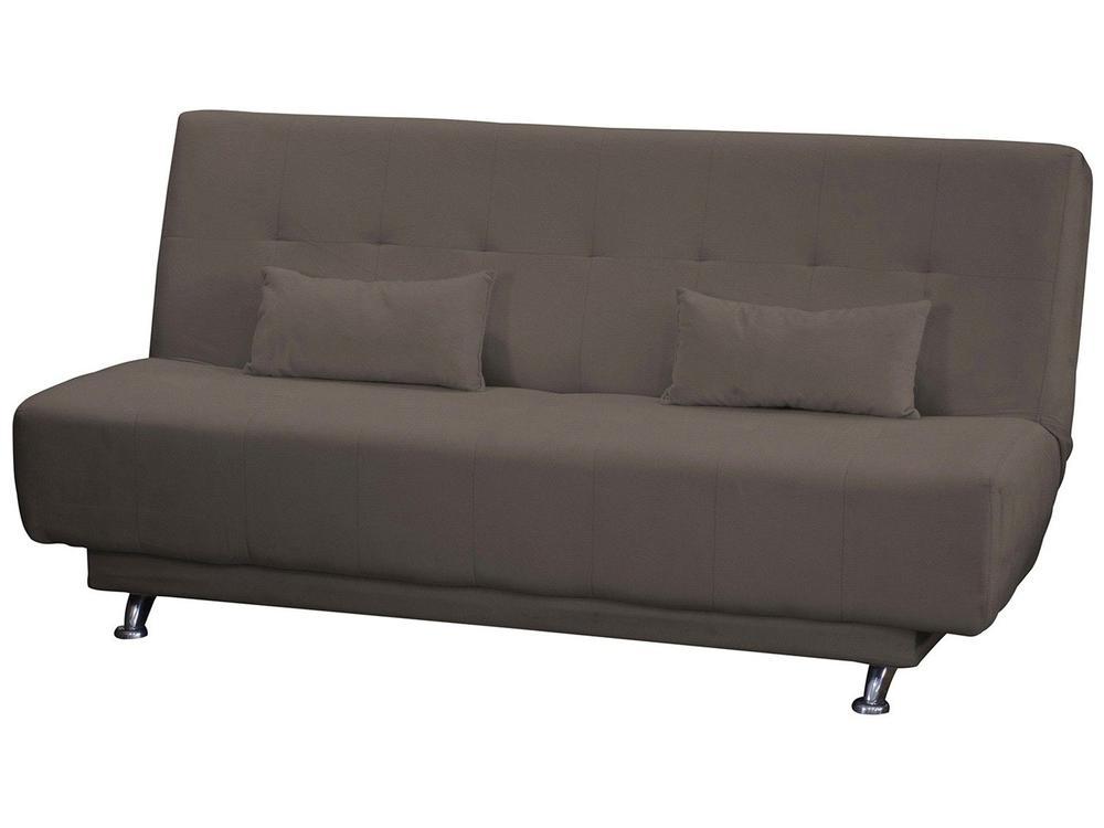 Sofá-cama Casal 3 Lugares Suede Matrix - 1