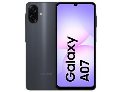 Celular Samsung Galaxy A07 256GB Preto 8GB RAM Tela 6,7" Câm. Dupla + Selfie 8MP