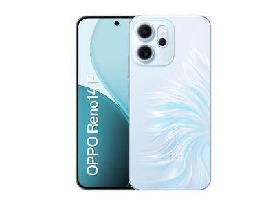 Smartphone OPPO Reno14 F 256GB 5G 12GB RAM Azul Cintilante 6,57" Câm. Tripla + Selfie 32MP