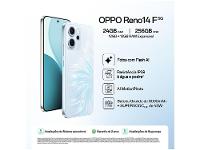 Smartphone OPPO Reno14 F 256GB 5G 12GB RAM Azul Cintilante 6,57" Câm. Tripla + Selfie 32MP - 2