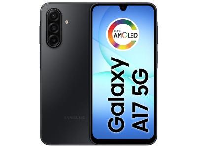Celular Samsung Galaxy A17 128GB 5G 4GB RAM Preto 6,7" Câm. Tripla + Selfie 13MP