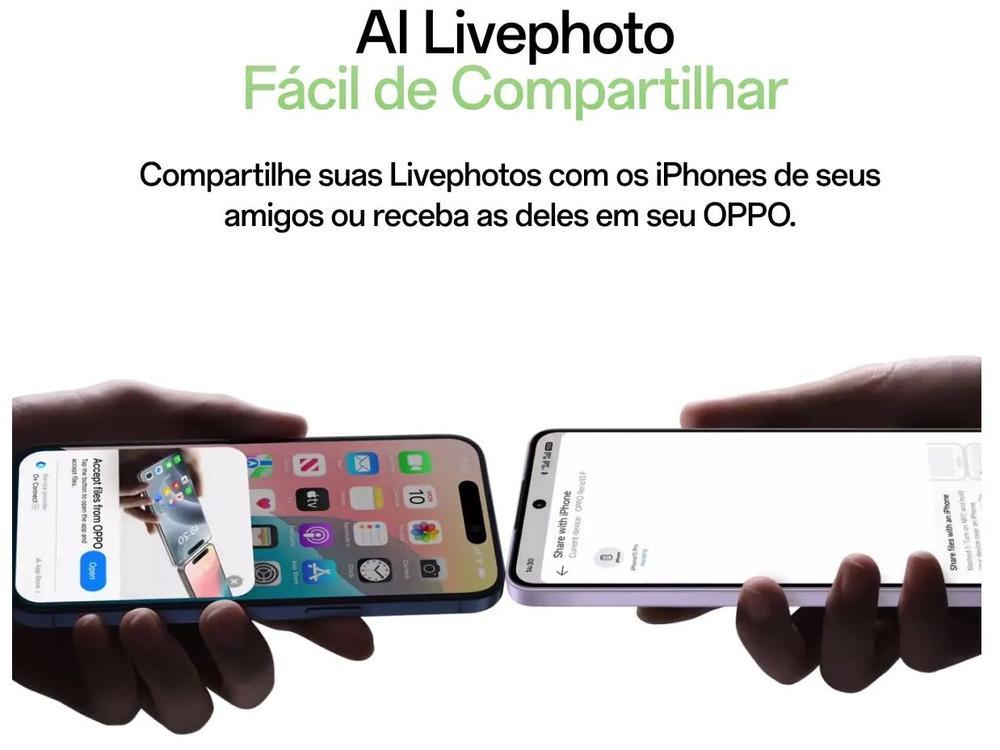 Smartphone OPPO Reno14 512GB 5G 12GB RAM Verde Luminoso 6,59" Câm. Tripla + Selfie 50MP - 7