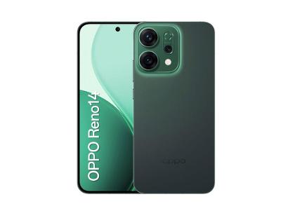 Smartphone OPPO Reno14 512GB 5G 12GB RAM Verde Luminoso 6,59" Câm. Tripla + Selfie 50MP