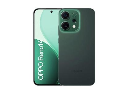 Smartphone OPPO Reno14 512GB 5G 12GB RAM Verde Luminoso 6,59" Câm. Tripla + Selfie 50MP