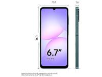 Smartphone Samsung A07 256GB Verde 8GB RAM Tela 6,7" Câm. Dupla + Selfie 8MP - 9