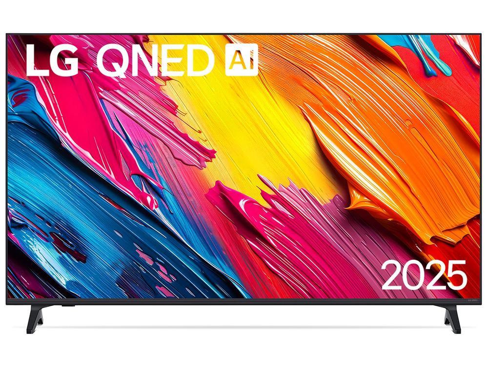 Smart TV 65" LG 4K QNED 65QNED70ASA WebOS 25 α7 AI Processor 4K Gen8 Alexa 3 HDMI 2 USB - 4