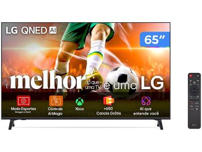 Smart TV 65" LG 4K QNED 65QNED70ASA WebOS 25 α7 AI Processor 4K Gen8 Alexa 3 HDMI 2 US