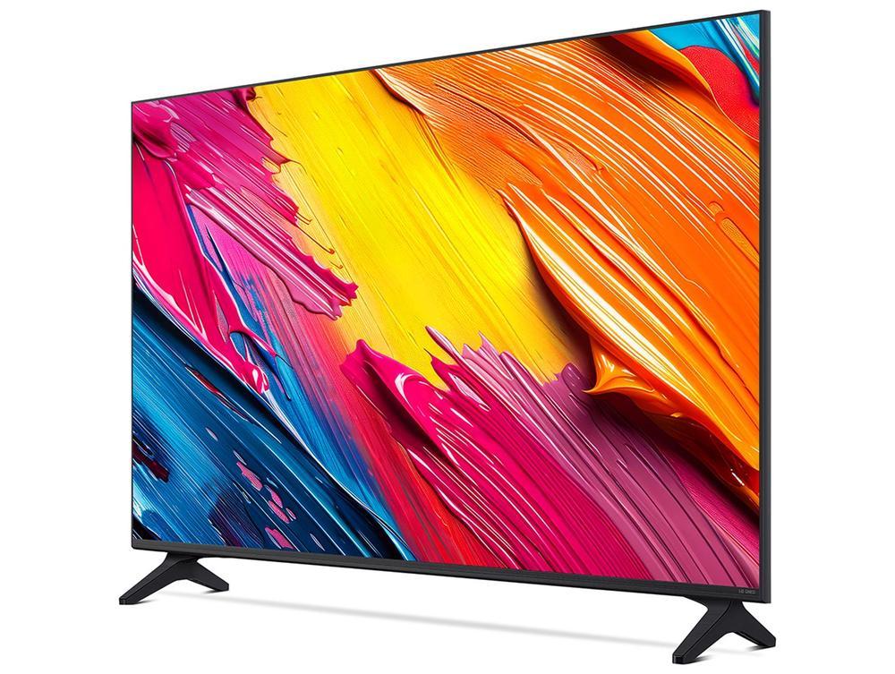 Smart TV 55" LG 4K QNED 55QNED70ASA WebOS 25 α7 AI Processor 4K Gen8 Alexa 3 HDMI 2 USB - 3