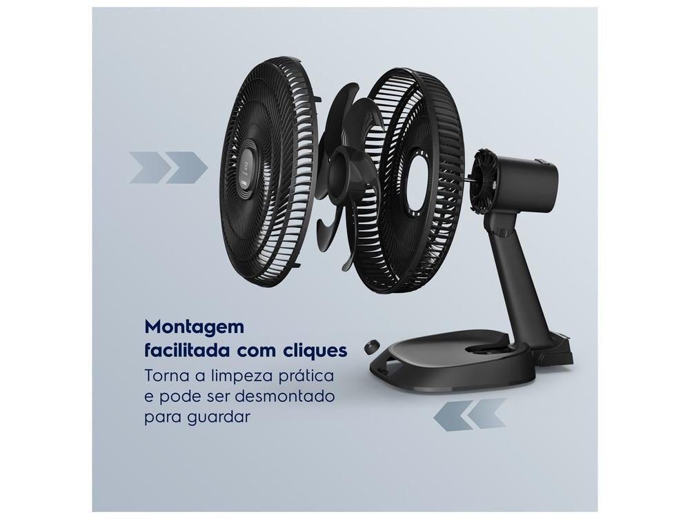 Ventilador de Mesa Electrolux Efficient EFD40 40cm 6 Pás 3 Velocidades Grafite 3510AIBR504 - 5