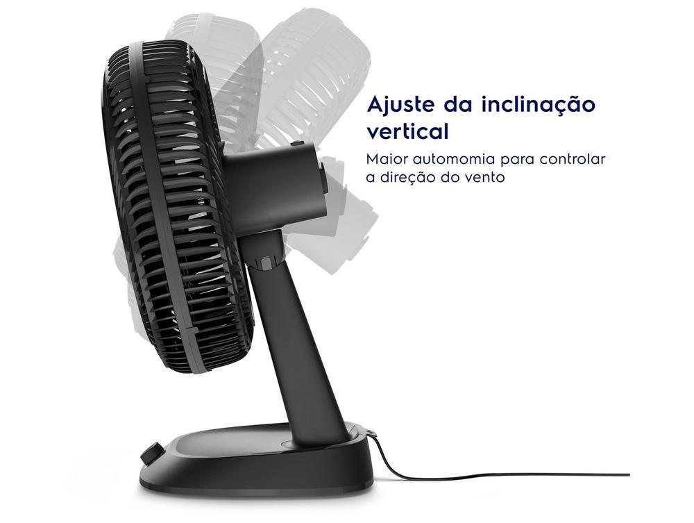 Ventilador de Mesa Electrolux Efficient EFD40 40cm 6 Pás 3 Velocidades Grafite 3510AIBR504 - 6