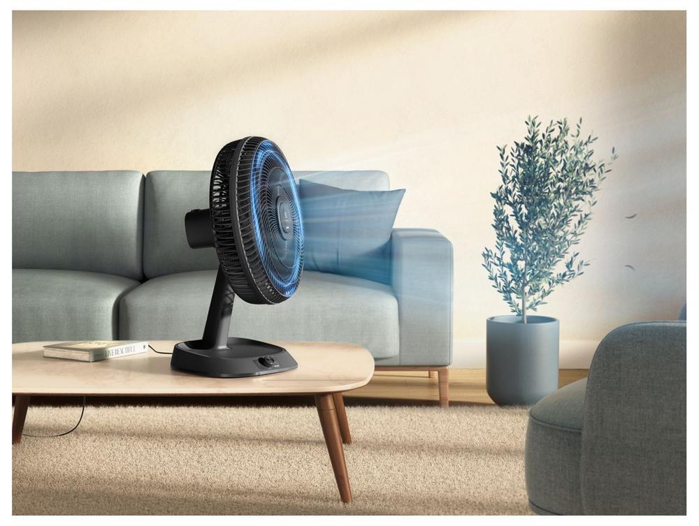 Ventilador de Mesa Electrolux Efficient EFD40 40cm 6 Pás 3 Velocidades Grafite 3510AIBR504 - 7